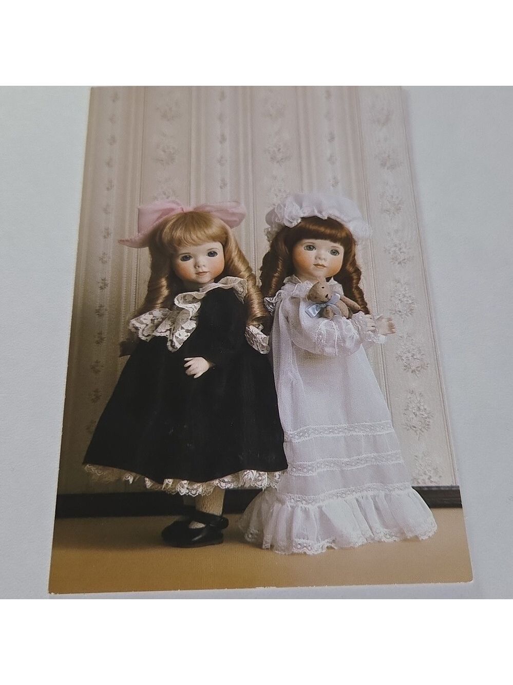 Lawtons Kersten Kimberly Doll Postcard White 1986 Vintage